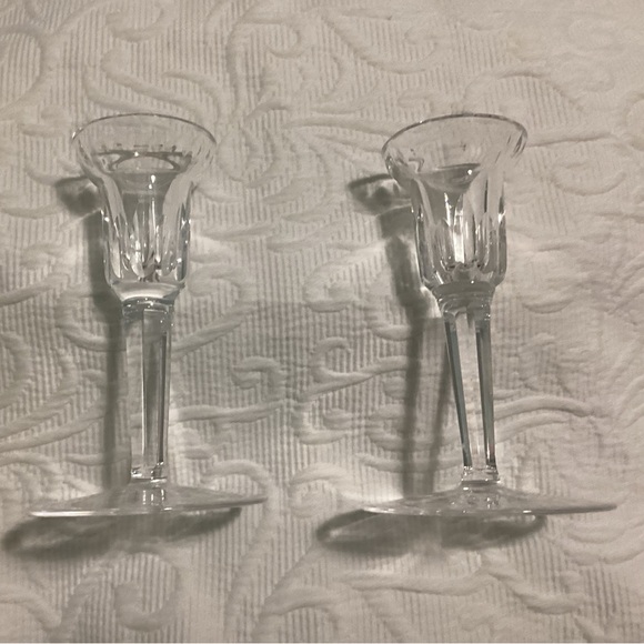 2 Waterford Crystal Candlesticks Lismore - Picture 3 of 5
